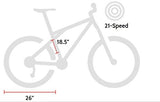 Thruster KZ2600 Dual-Suspension Mountain Bike (19-Inch Frame)
