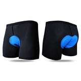 Wolfbike - Pantalones Cortos de compresión para Hombre, Acolchados, de Gel, 3D, para Ciclismo