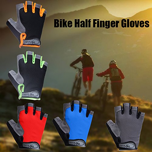 Eachbid Guantes de Ciclismo Guantes de Bicicleta de Montaña Guantes de Bicicleta de Carretera Carreras Guantes de Silicona Ligera Almohadilla de Gel Guantes de Conducción