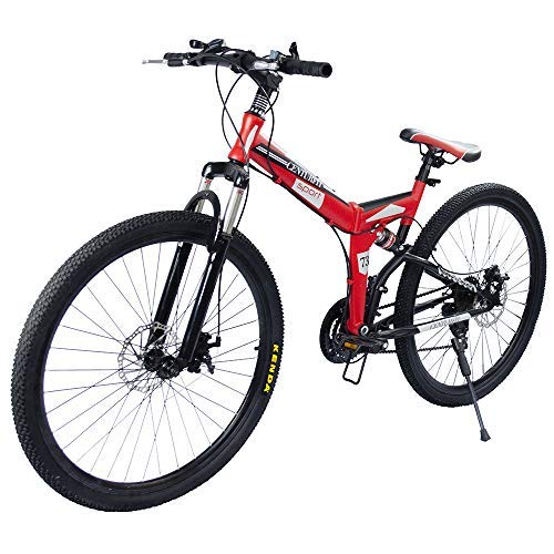 MercadoT Bicicleta Montaña Rodada 26-21 Velocidades Centurfit (Rojo)