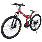 MercadoT Bicicleta Montaña Rodada 26-21 Velocidades Centurfit (Rojo)