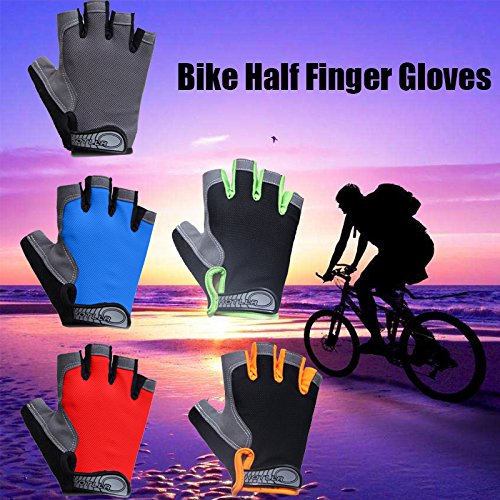 Eachbid Guantes de Ciclismo Guantes de Bicicleta de Montaña Guantes de Bicicleta de Carretera Carreras Guantes de Silicona Ligera Almohadilla de Gel Guantes de Conducción