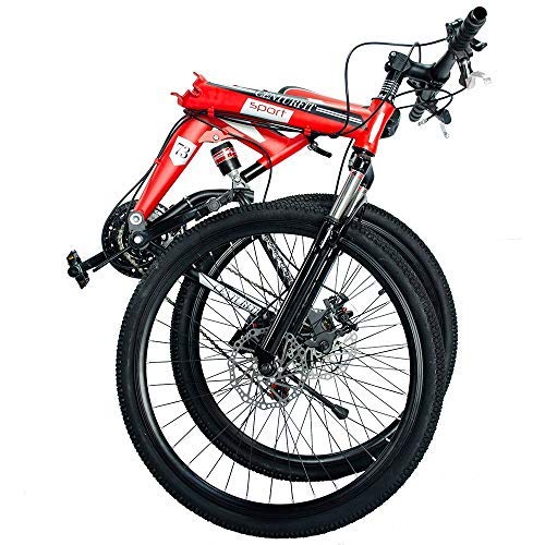 MercadoT Bicicleta Montaña Rodada 26-21 Velocidades Centurfit (Rojo)