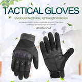 Brosaur Guante táctico multifunción Hombre - Guantes al Aire Libre - Guantes de Dedo Completo Guantes de Moto Guantes de Bicicleta como Guantes de protección Alpinismo