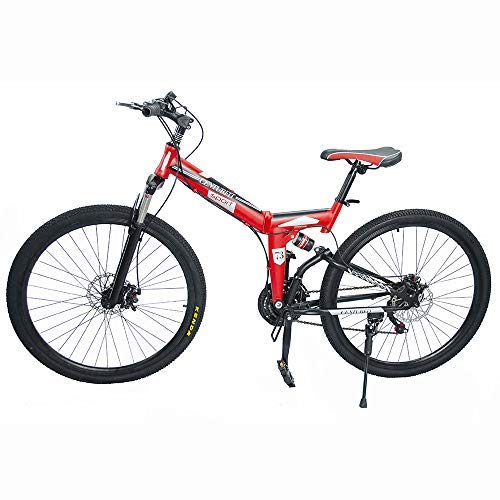 MercadoT Bicicleta Montaña Rodada 26-21 Velocidades Centurfit (Rojo)