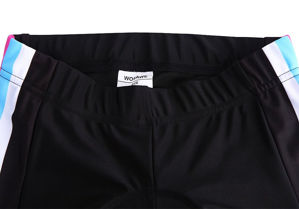 WOSAWE 2016 Manga Corta para Ciclismo para Mujer Jersey 4d Gel Acolchado Pantalones Cortos MTB Ropa de Deporte