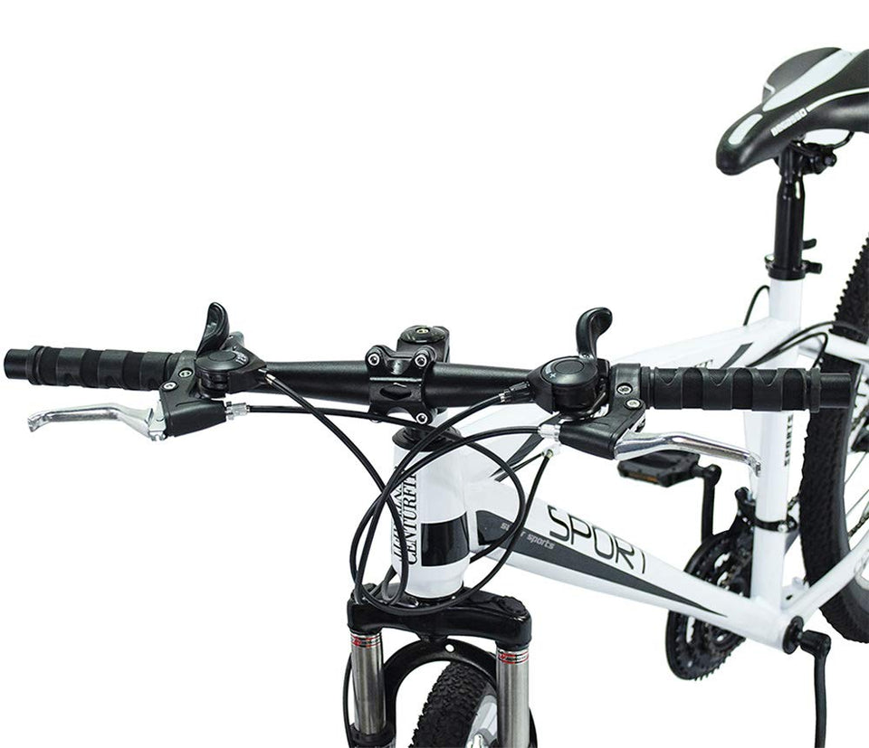 MercadoT Bicicleta Deportiva Rodada 26-21 Velocidades Centurfit Ruta (Blanco)
