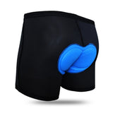 Wolfbike - Pantalones Cortos de compresión para Hombre, Acolchados, de Gel, 3D, para Ciclismo