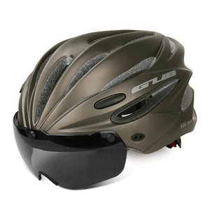 Casco de bicicleta con anteojos magnéticos extraíbles, visera para bicicleta de montaña y de carretera, cascos de ciclismo ajustables para adultos, hombres, mujeres y jóvenes, para ciclismo, montaña/carretera