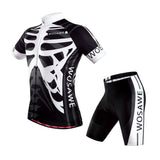 WOLFBIKE Men's Cycling Short Sleeve Jersey + 3D Padded Shorts Set