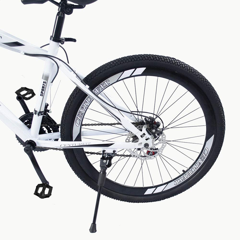 MercadoT Bicicleta Deportiva Rodada 26-21 Velocidades Centurfit Ruta (Blanco)