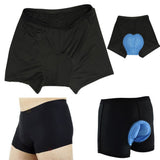 Wolfbike - Pantalones Cortos de compresión para Hombre, Acolchados, de Gel, 3D, para Ciclismo