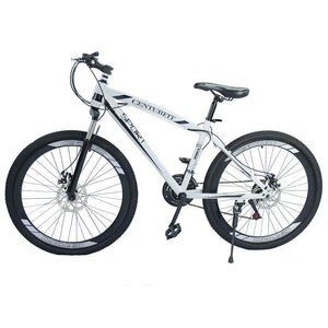 MercadoT Bicicleta Deportiva Rodada 26-21 Velocidades Centurfit Ruta (Blanco)