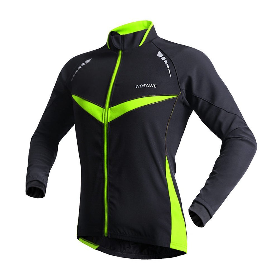 Wolfbike Chaqueta de Ciclismo Camiseta de Manga Larga Capa Exterior Viento para Ropa
