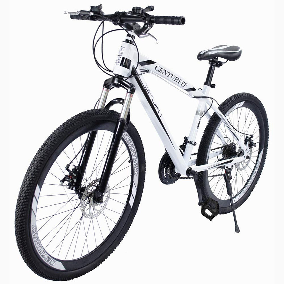 MercadoT Bicicleta Deportiva Rodada 26-21 Velocidades Centurfit Ruta (Blanco)