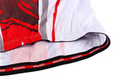 Wosawe playera de ciclismo para hombre para bicicleta ciclo Jersey de manga corta camisas Tops, transpirable y cómodo 4d acolchado Shorts Medias Pantalones Ropa de Deporte Suit Set transpirable de secado rápido