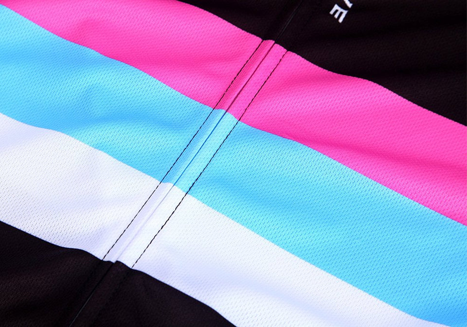 WOSAWE 2016 Manga Corta para Ciclismo para Mujer Jersey 4d Gel Acolchado Pantalones Cortos MTB Ropa de Deporte