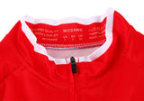 Wosawe playera de ciclismo para hombre para bicicleta ciclo Jersey de manga corta camisas Tops, transpirable y cómodo 4d acolchado Shorts Medias Pantalones Ropa de Deporte Suit Set transpirable de secado rápido