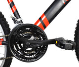 Monk Bicicleta ECONÓMICA DE MONTAÑA con PROPIEDADES REFLEJANTES STARBIKE RODADA 26 18 VELOCIDADES (Negra)